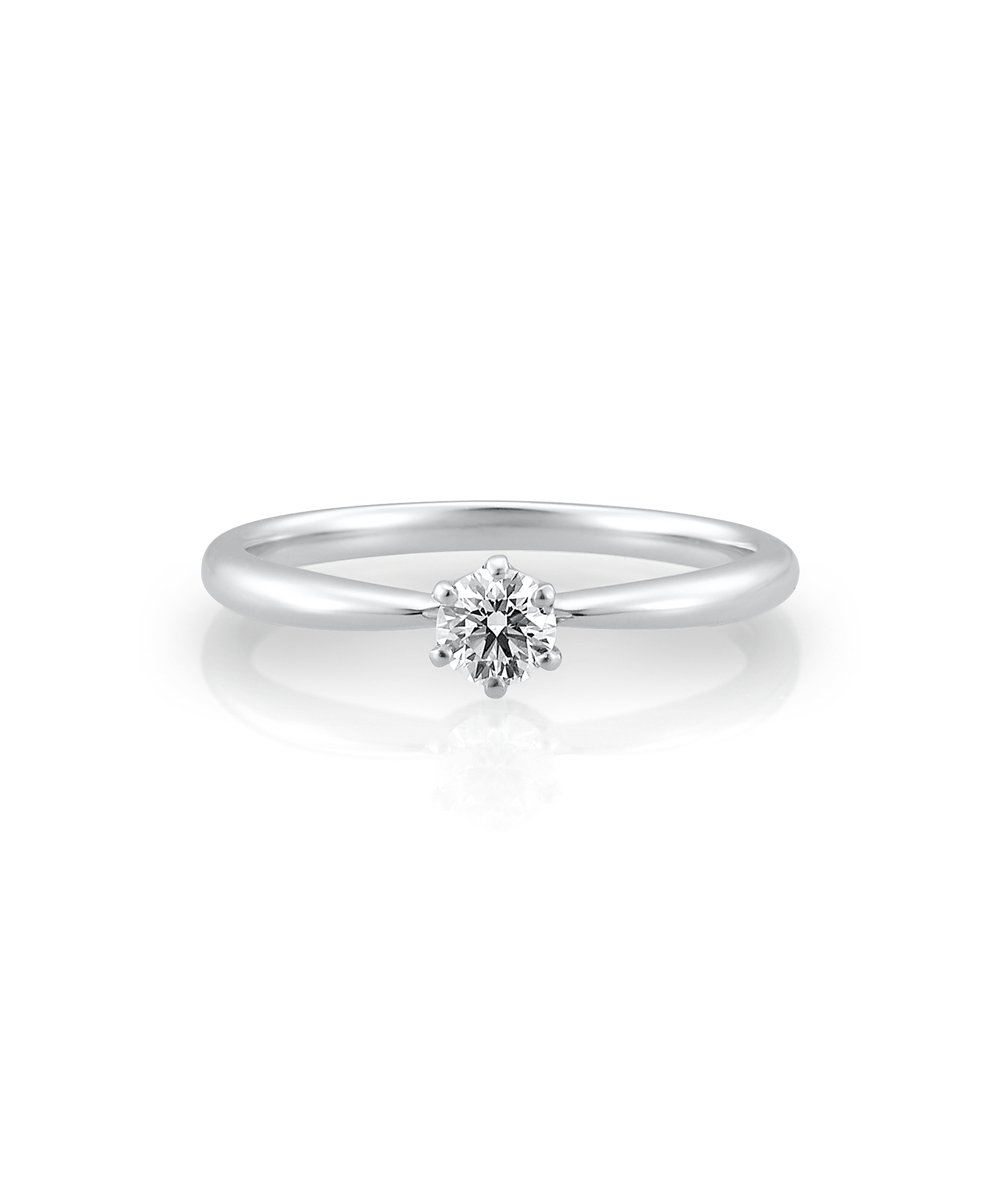 【婚約指輪】Pt950 ダイヤモンド リング (0.20~0.24ct/G/VS2/EX)＜鑑定書＞