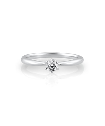 【婚約指輪】Pt950 ダイヤモンド リング (0.20~0.24ct/G/VS2/EX)＜鑑定書＞