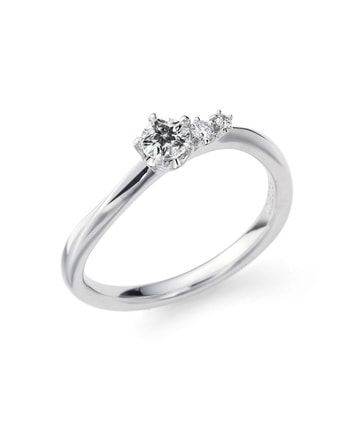 sakuranbo【約6号】Pt950 ダイヤモンドリング D0.24ct 婚約指輪】Pt950 ダイヤモンド リング (0.20~0.24ct/F/VVS1