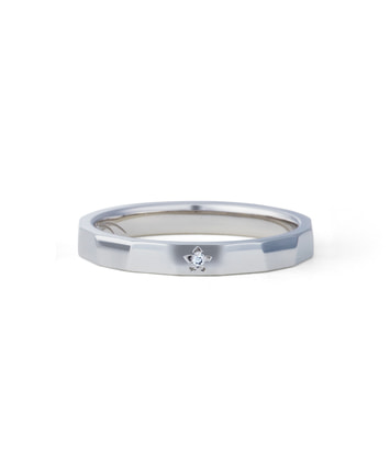 結婚指輪】Pt950 ダイヤモンド リング＜Wish upon a star