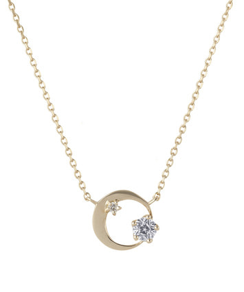 K18YG ダイヤモンド ネックレス＜ “Wish upon a star®” カード＞