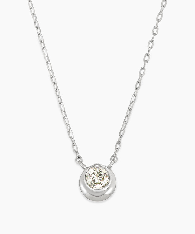 Pt950/Pt850 ダイヤモンド ネックレス ＜“Wish upon a star®” ダイヤモンドカード＞