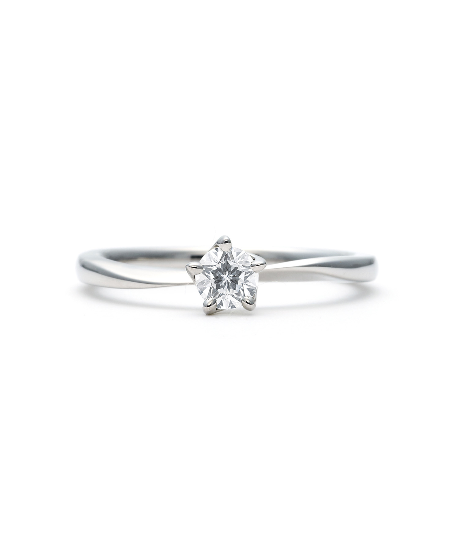 【婚約指輪】Pt950 ダイヤモンド リング (0.30~0.34ct/F/VVS1)＜Wish upon a star® 鑑定書＞