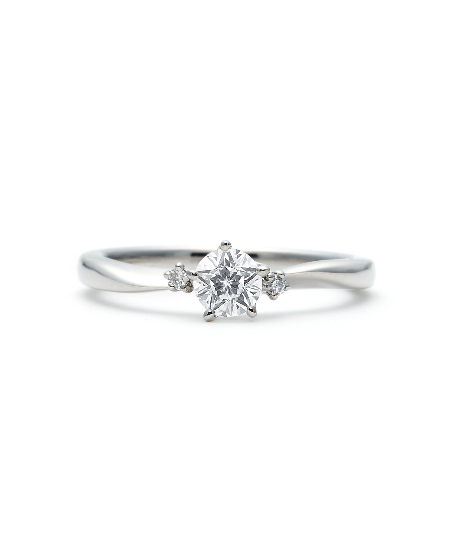 【婚約指輪】Pt950 ダイヤモンド リング (0.20~0.24ct/D/VS1)＜ “Wish upon a star®” 鑑定書＞