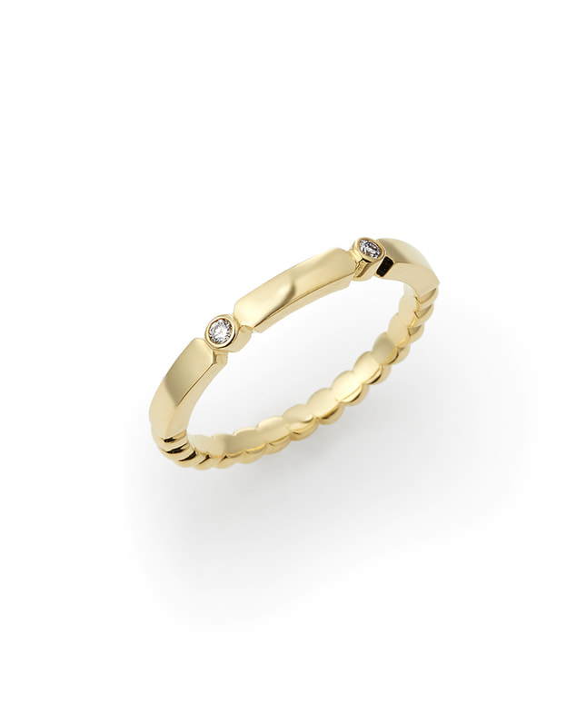 K18YG ダイヤモンド リング