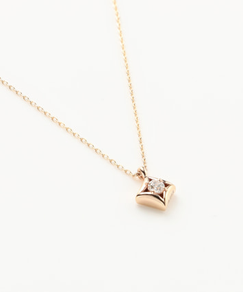 K10YG ダイヤモンド ネックレス＜Wish upon a star® カード