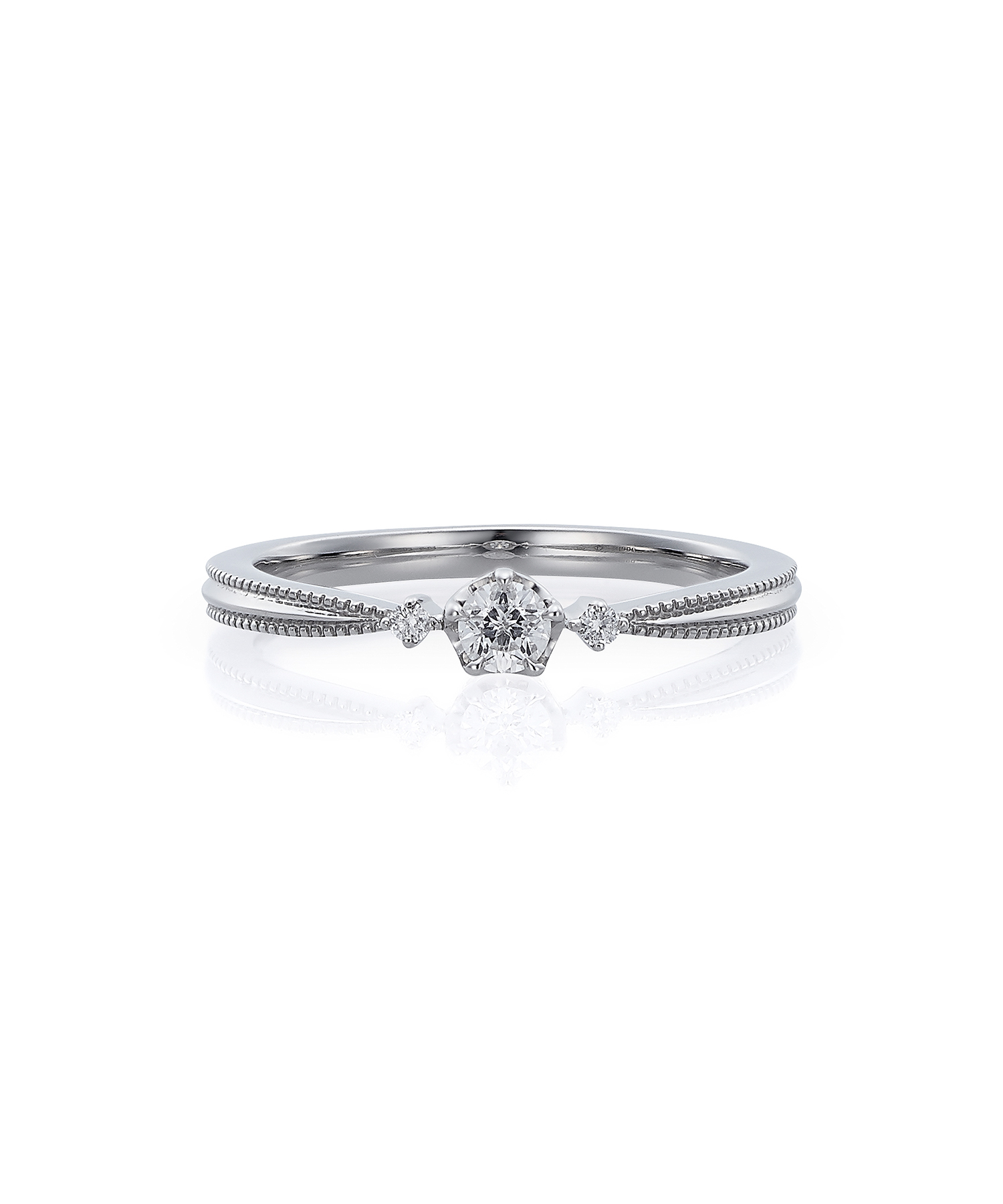 Pt950 ダイヤモンド リング＜Wish upon a starカード＞