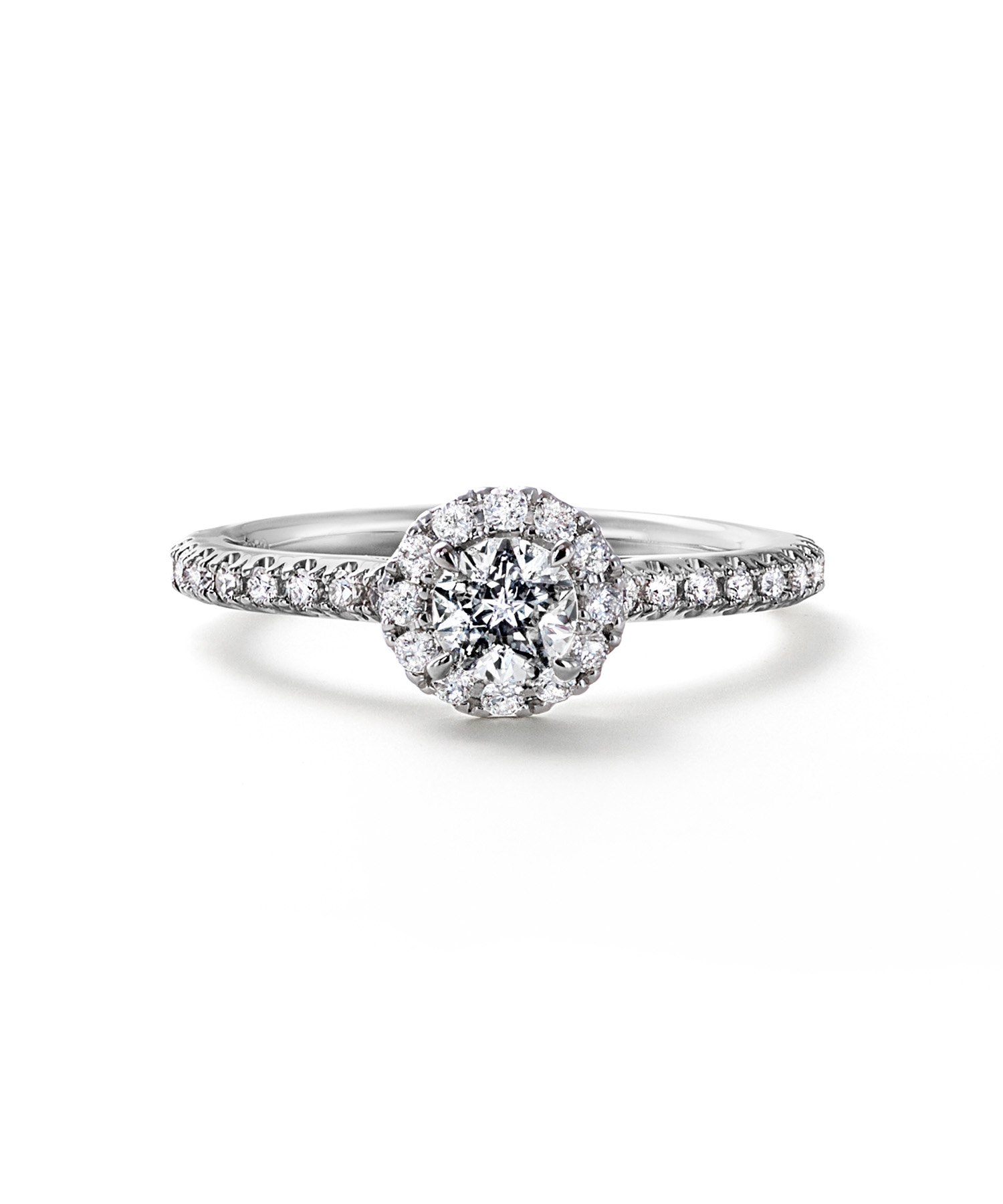 【婚約指輪】Pt950 ダイヤモンド リング (0.30~0.34ct/F/VVS1)<Wish upon a star® 鑑定書>
