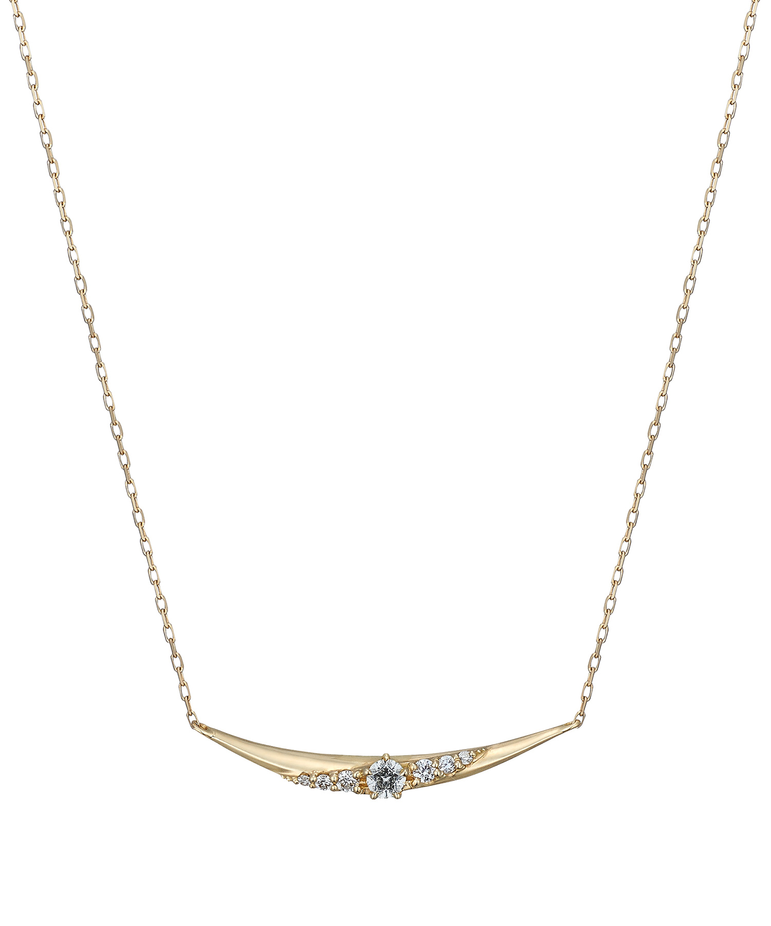 K18YG ダイヤモンド ネックレス＜Wish upon a starカード＞