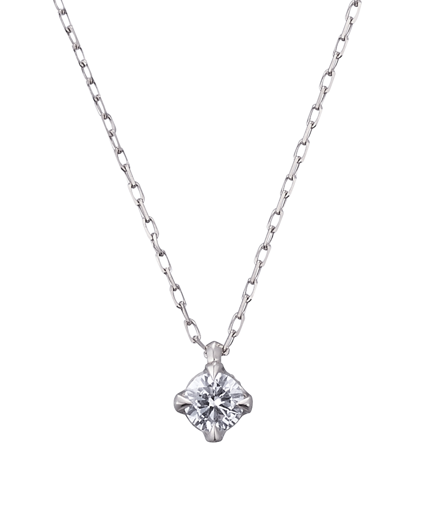 Pt950/850 ダイヤモンド ネックレス