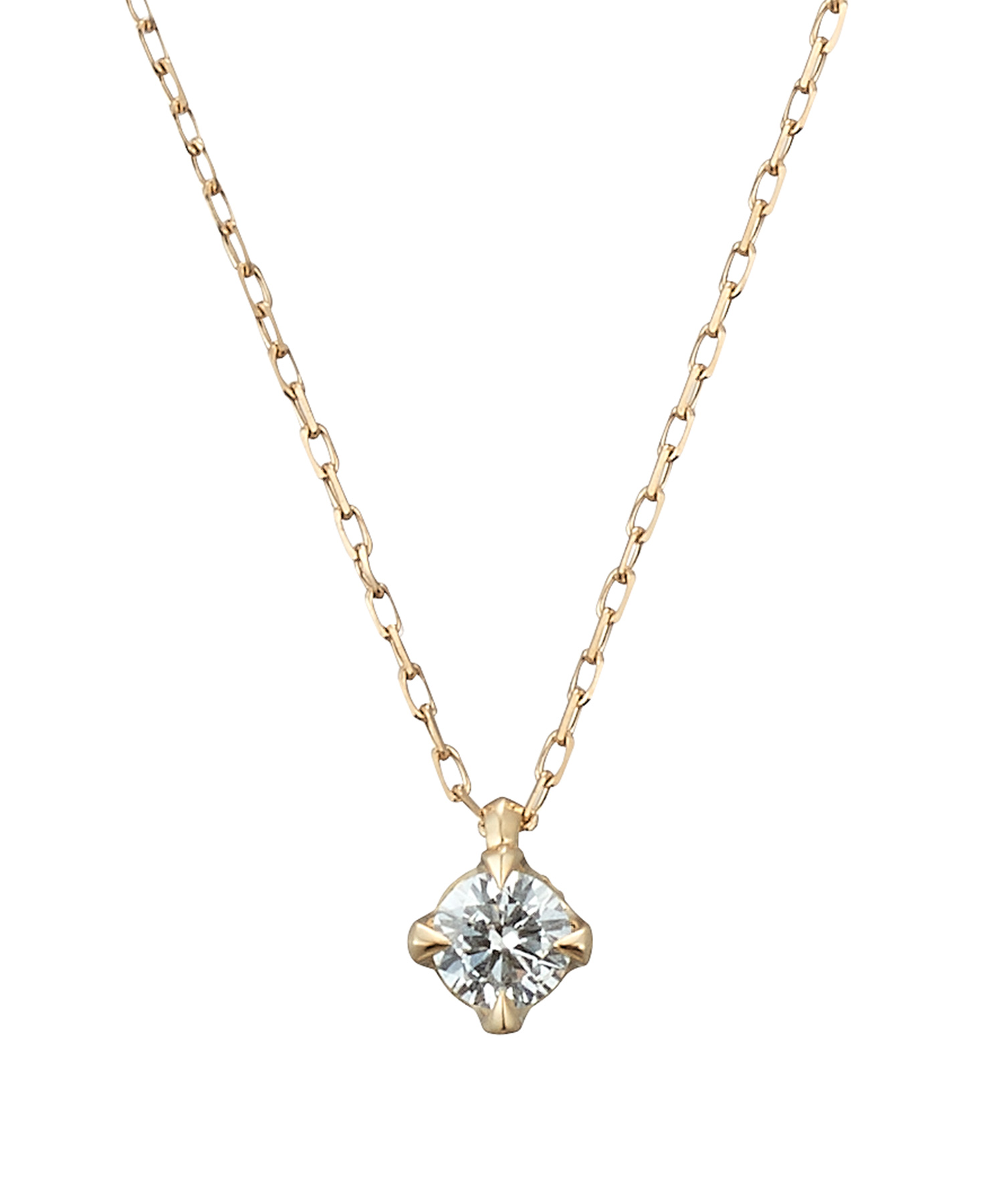 K18YG ダイヤモンド ネックレス