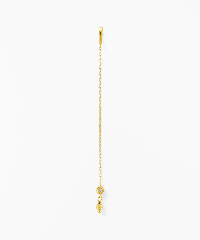 K18YG ダイヤモンド チャーム