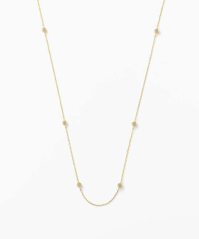 K18YG ダイヤモンド ネックレス