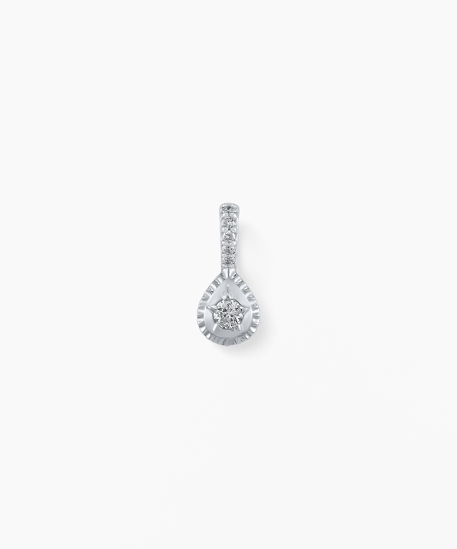 Pt950 ダイヤモンド チャーム＜Wish upon a star® カード＞