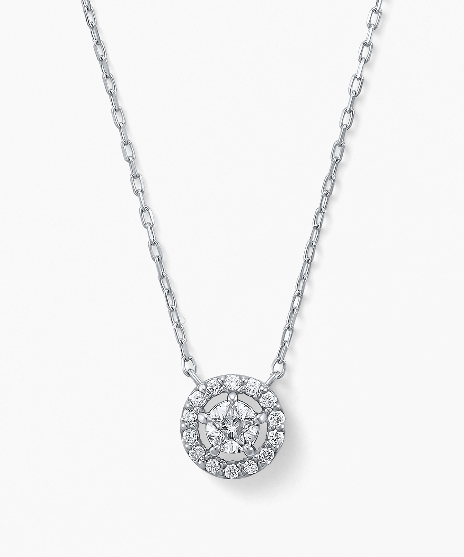 【2024 Autumn/Winter Limited】Pt950/850 ダイヤモンド ネックレス < “Wish upon a star®” 鑑定書>
