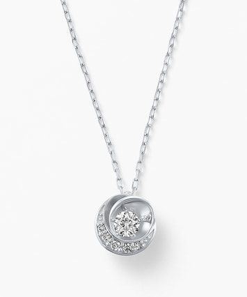 【2025 Spring/Summer Collection】Pt950/850 ダイヤモンド ネックレス < “Wish upon a star®” カード>