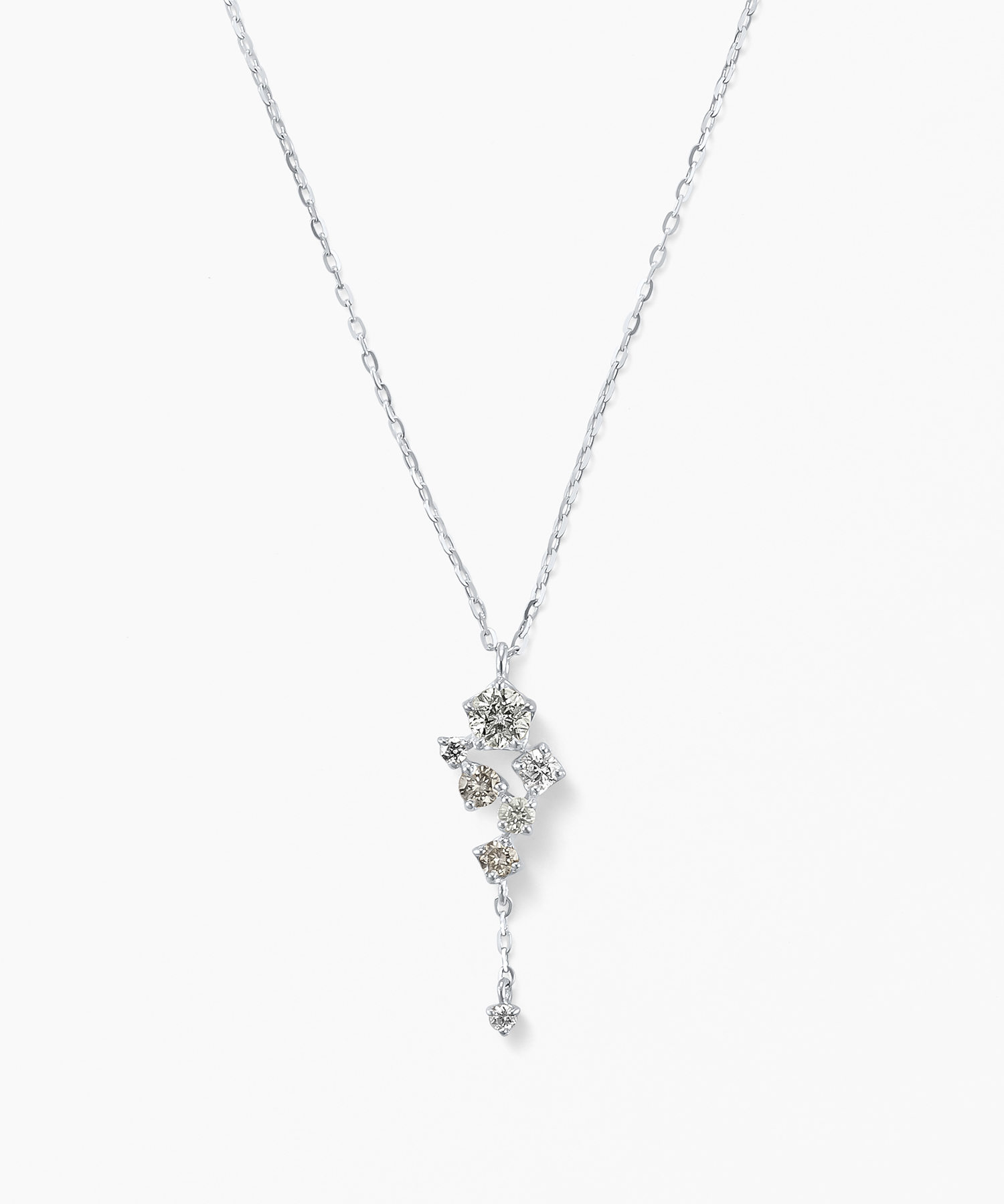 ※感謝祭対象外 【2026 Spring Limited】Pt950/850 ダイヤモンドネックレス＜ “Wish upon a star®” カード＞