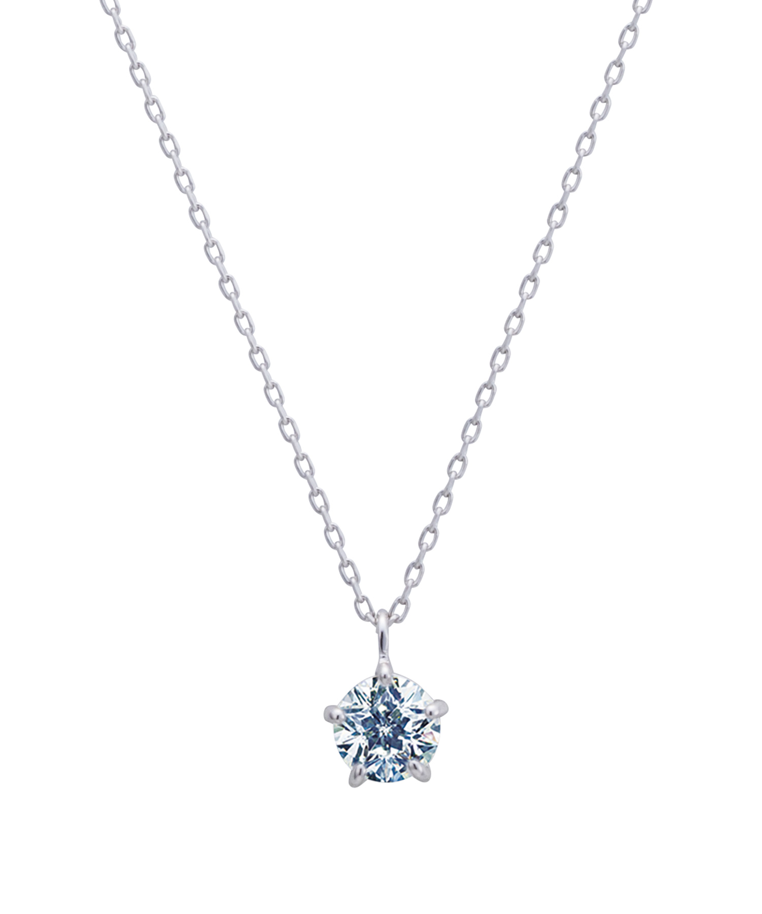 K10WG キュービックジルコニア ネックレス