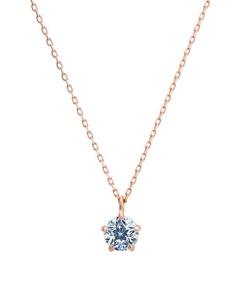 K10WG キュービックジルコニア ネックレス|festaria Online Shop