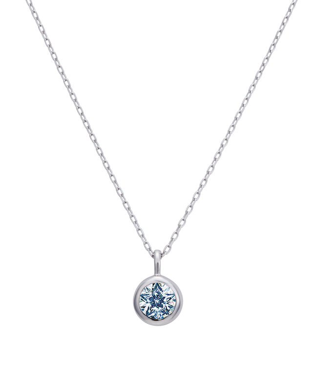 K10WG キュービックジルコニア ネックレス