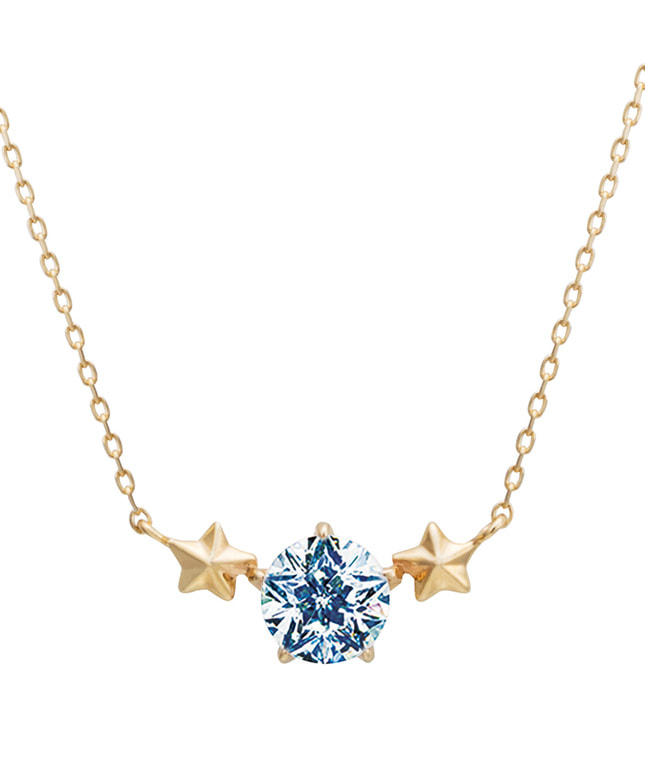 K10YG キュービックジルコニア ネックレス