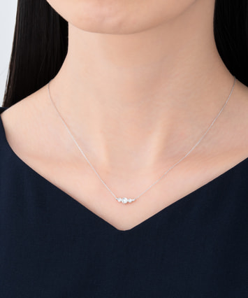 K10WG ダイヤモンド ネックレス|festaria Online Shop(フェスタ