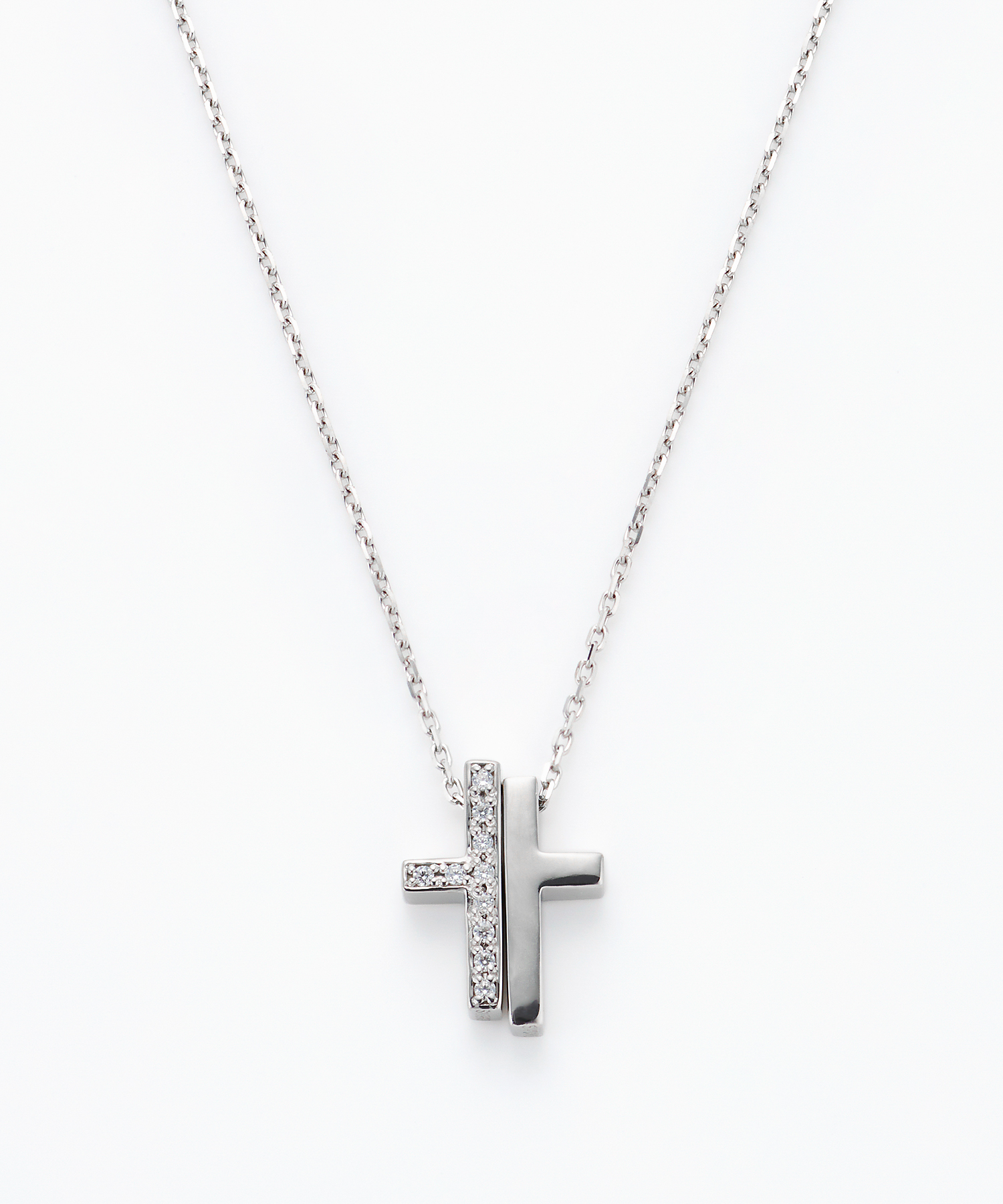 【ペア】SV980/925 キュービックジルコニア ネックレス