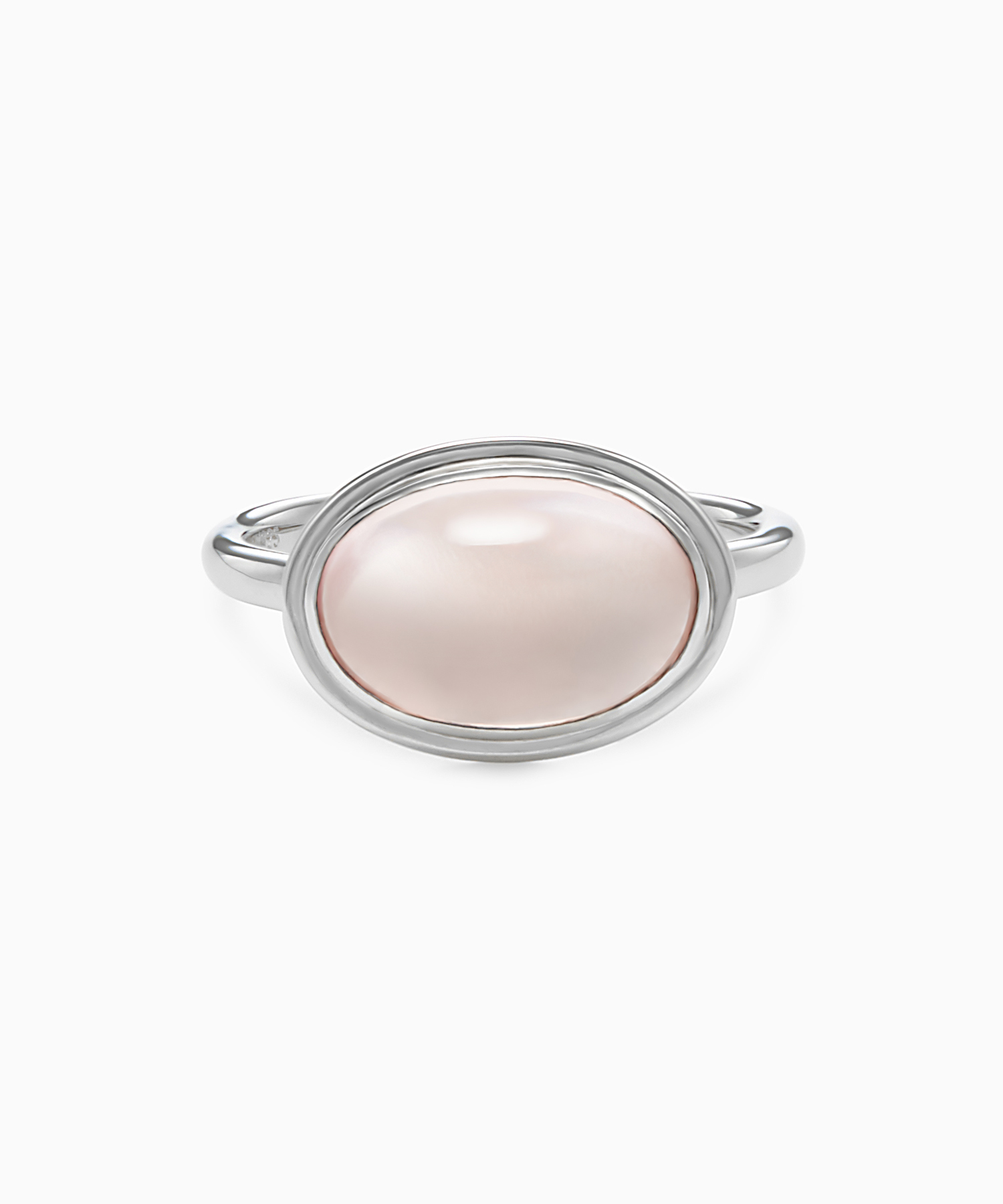 SV925 ローズクォーツ リング