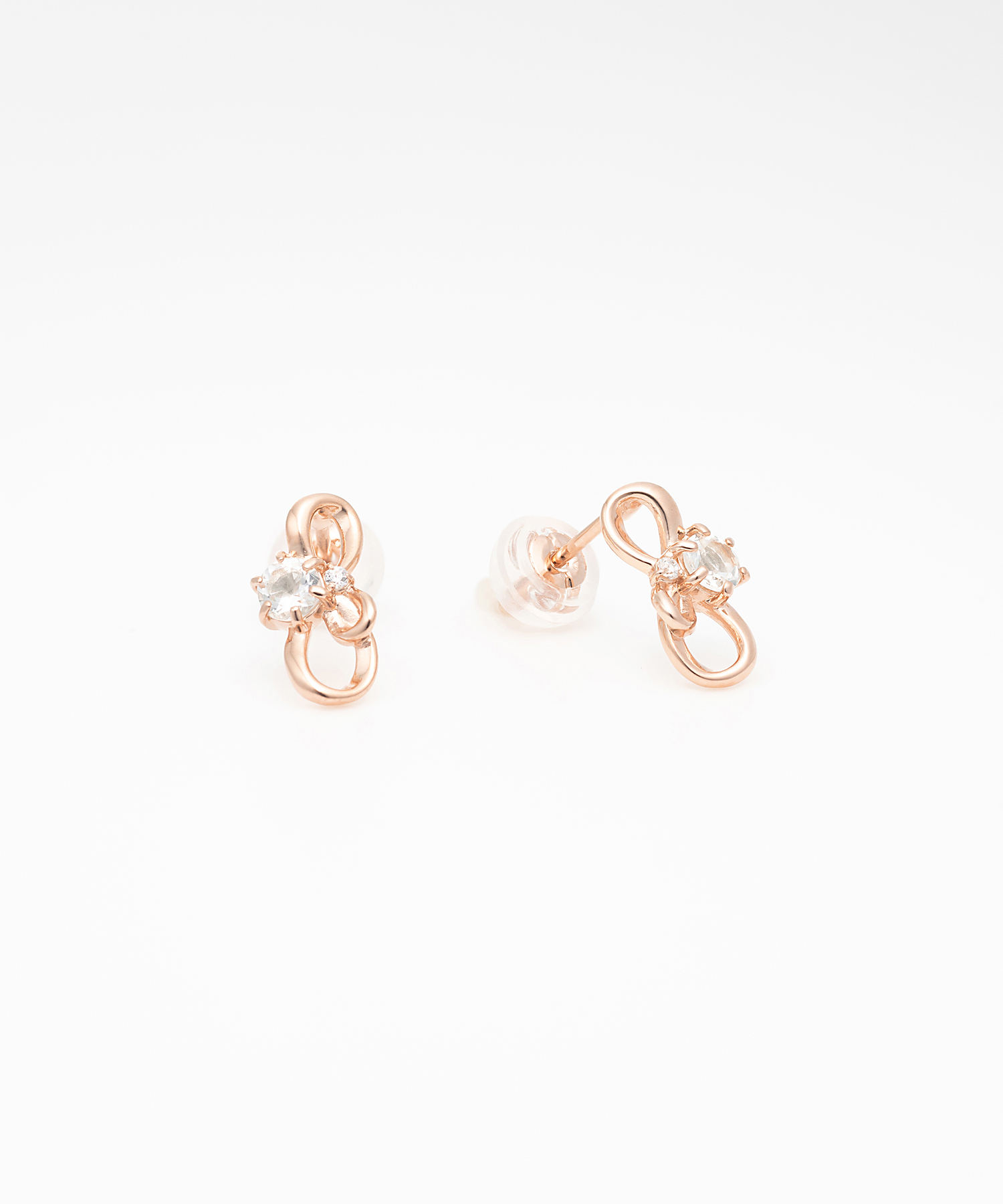 SV925/K10PG トパーズ・キュービックジルコニア ピアス