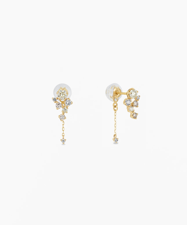 ※感謝祭対象外 【2026 Spring Limited】K10YG/K18YG ダイヤモンドピアス
