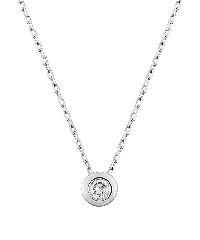 Pt900/850 ダイヤモンド ネックレス