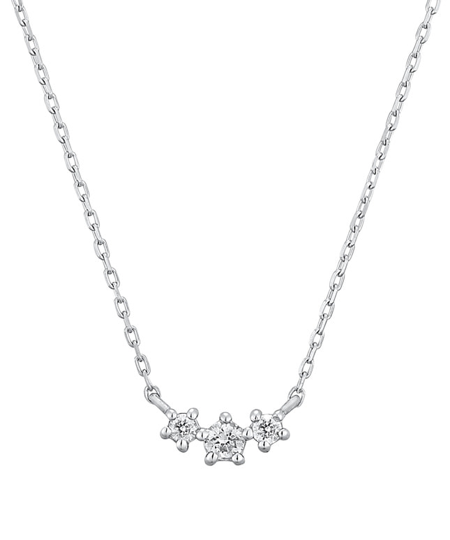 Pt900/850 ダイヤモンド ネックレス