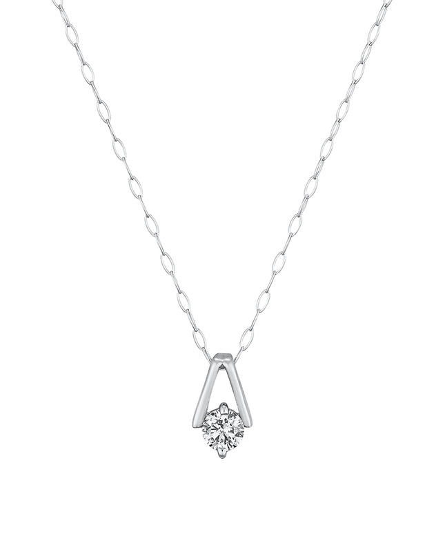 Pt900/850 ダイヤモンド ネックレス