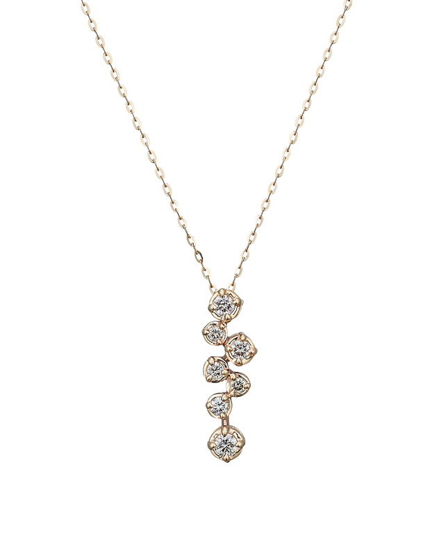 K10YG ダイヤモンド ネックレス