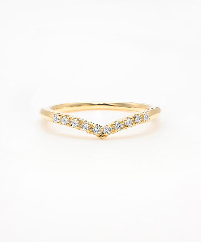 K18YG ダイヤモンド リング