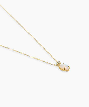 K10YG オパール・ダイヤモンド ネックレス|festaria Online Shop