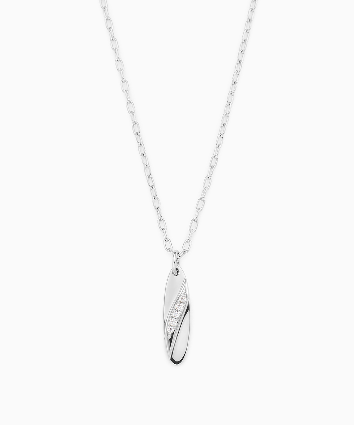 【ペア】SV925 キュービックジルコニア ネックレス