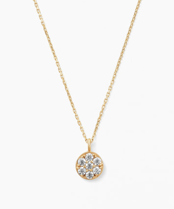 K10PG サファイア・アイオライトネックレス ANAYI JEWELS ネックレス K10/K18イエローゴールド アイオライト イエロー