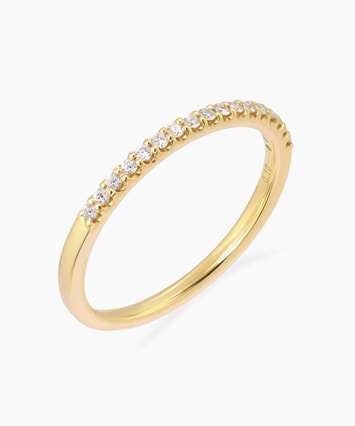 festaria ダイヤモンドフルエタニティリング イエローゴールド 9号 Half Eternity Ring|festaria Online Shop(フェスタリア