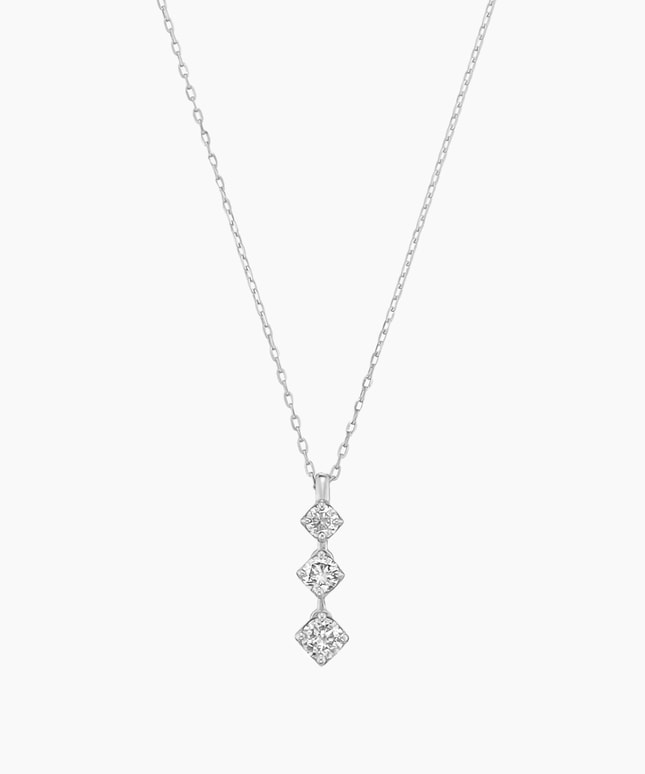 Pt950/850 ダイヤモンド ネックレス