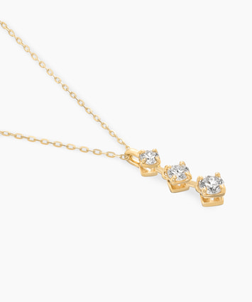 Sophia⭐︎組曲　ネックレス　18KPG ダイヤモンド K10YGダイヤモンドネックレス 62866