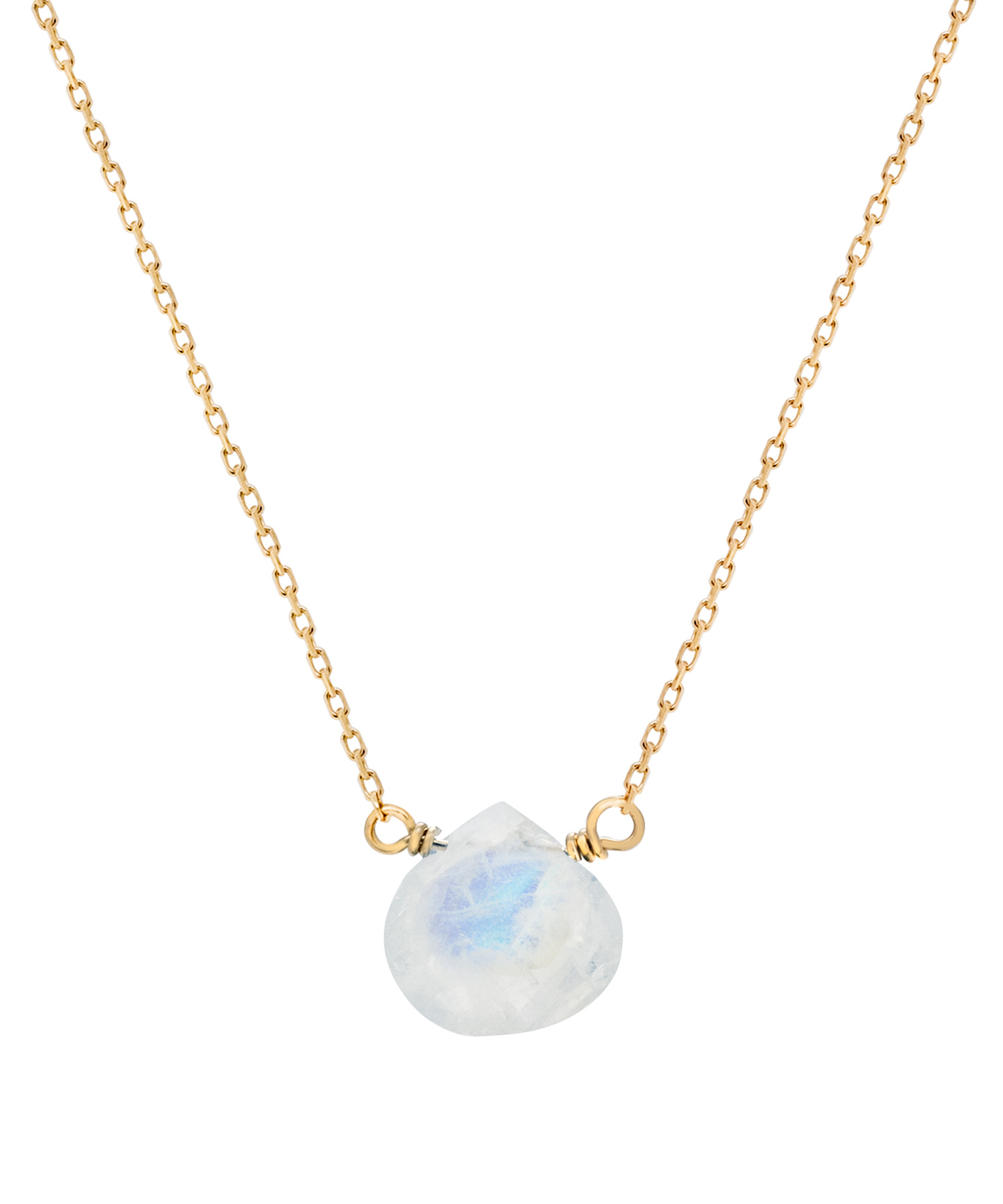 K10YG ブルームーンストーン ネックレス