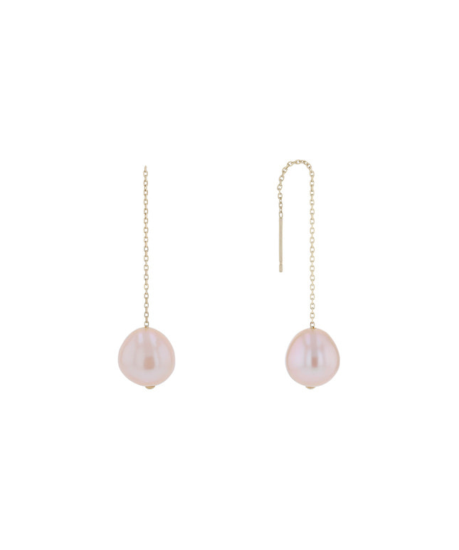 K10YG 淡水パール ピアス