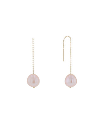 K10YG 淡水パール ピアス