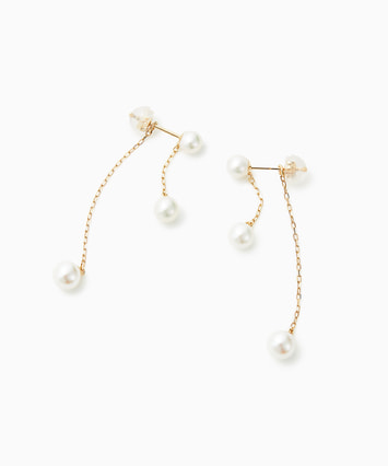 K10YG 淡水パール ピアス|festaria Online Shop(フェスタリア