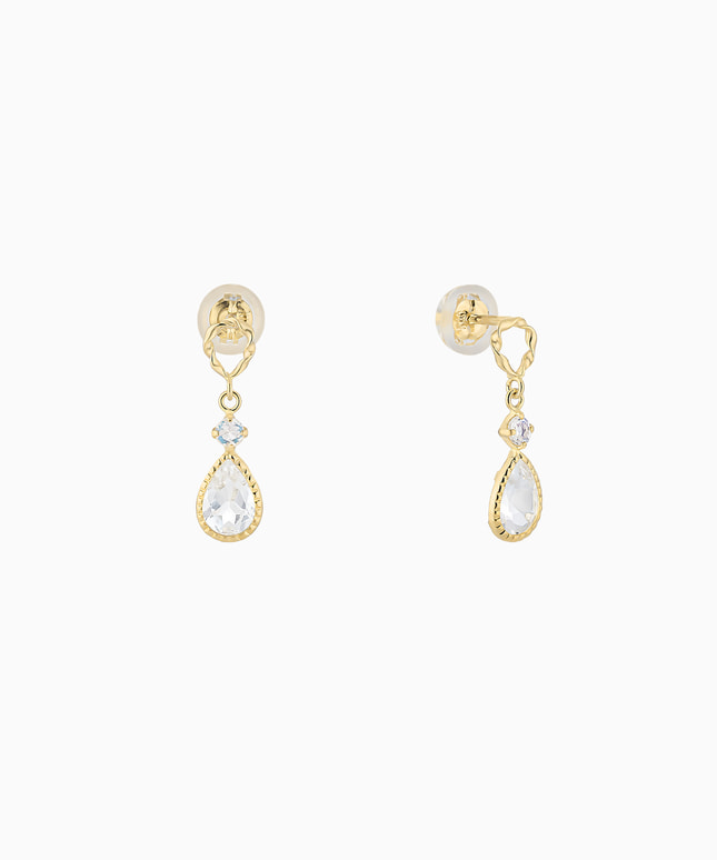 K10YG トパーズ ピアス