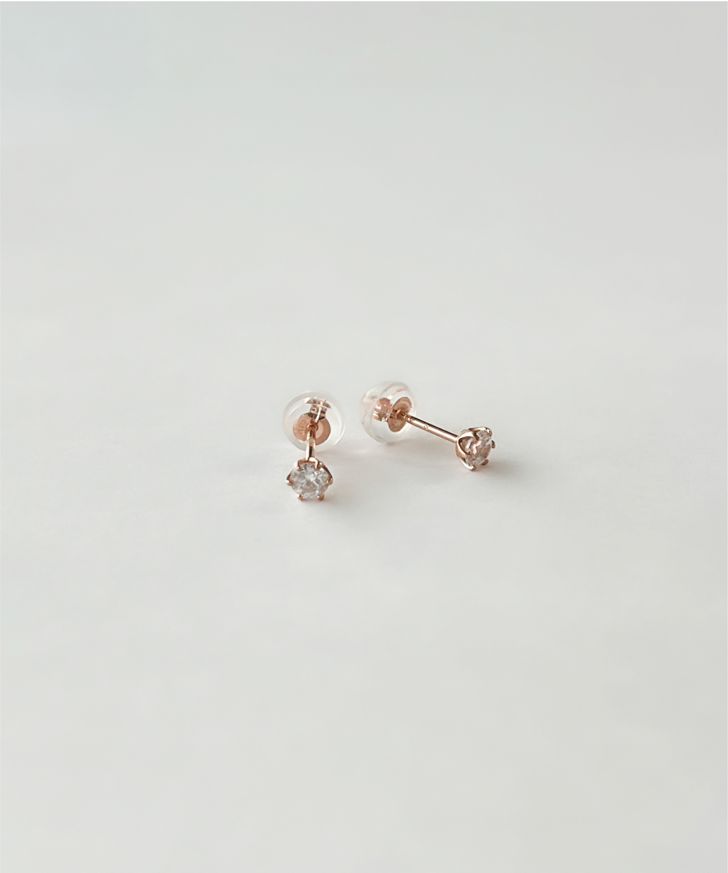 K10PG キュービックジルコニア ピアス