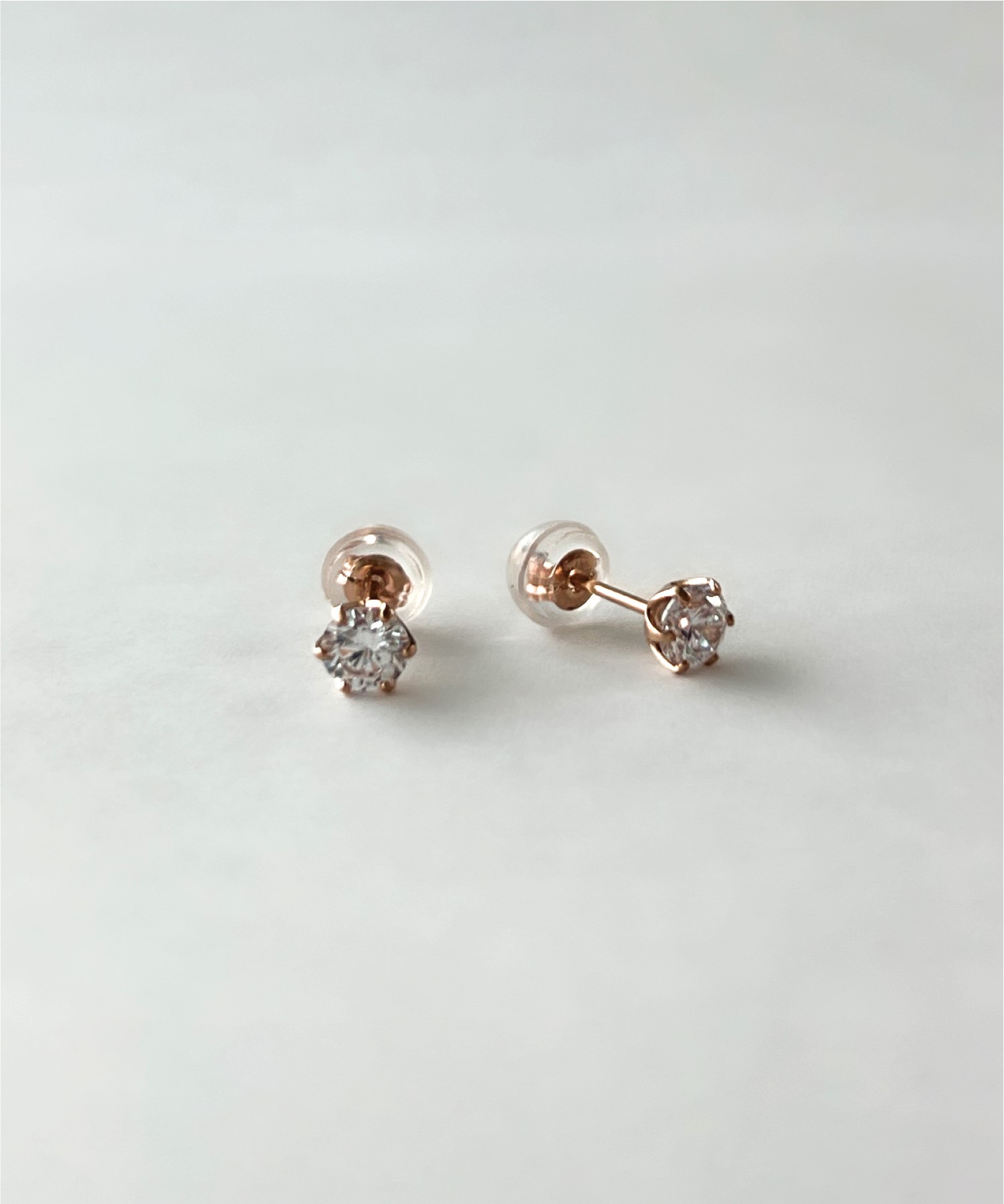 K10PG キュービックジルコニア ピアス