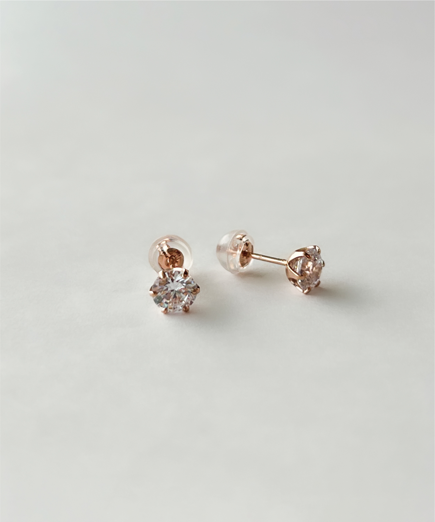 K10PG キュービックジルコニア ピアス