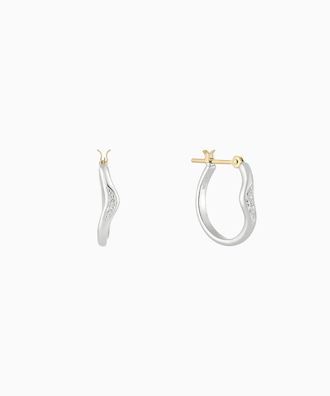 SV925/K10YG トパーズ ピアス